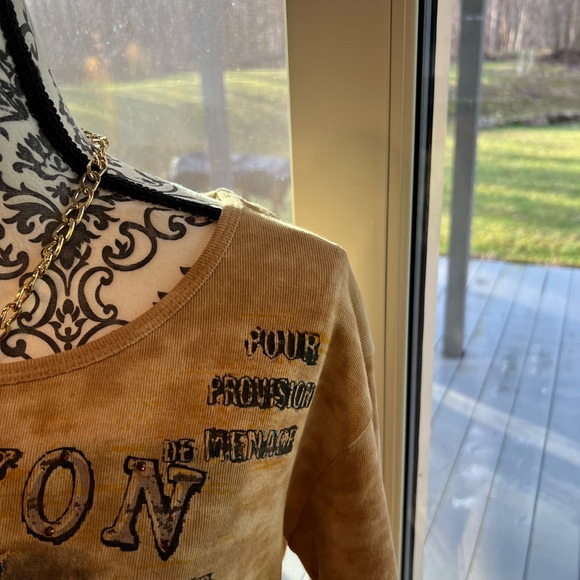 Faded Glory 100% Cotton very unique top. It’s very colorful and fun. - Picture 4 of 5